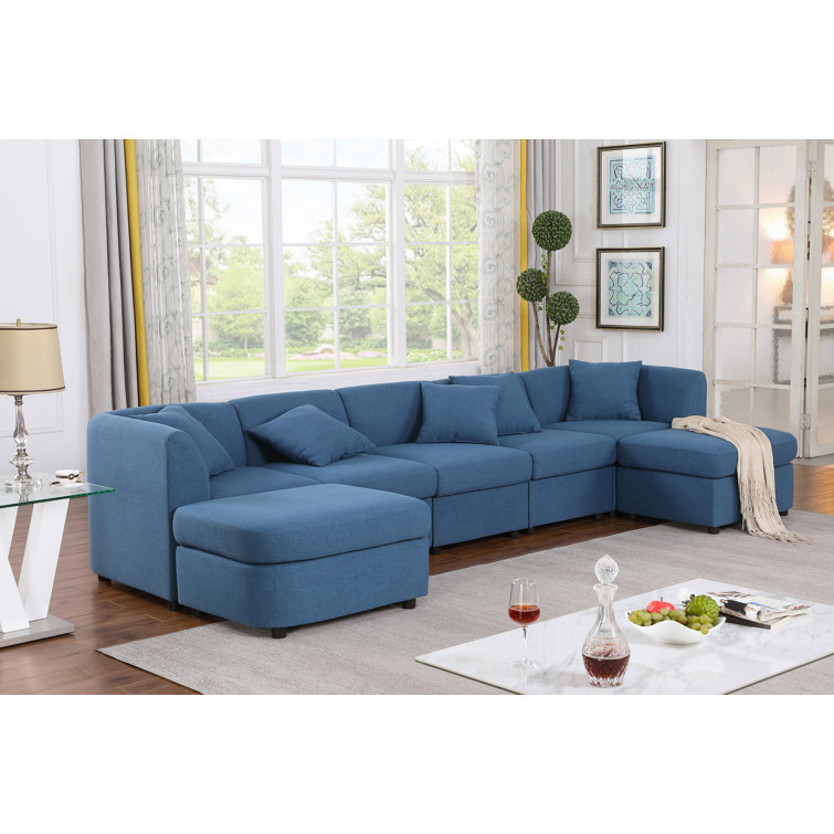 Best choice discount 7 piece sectional